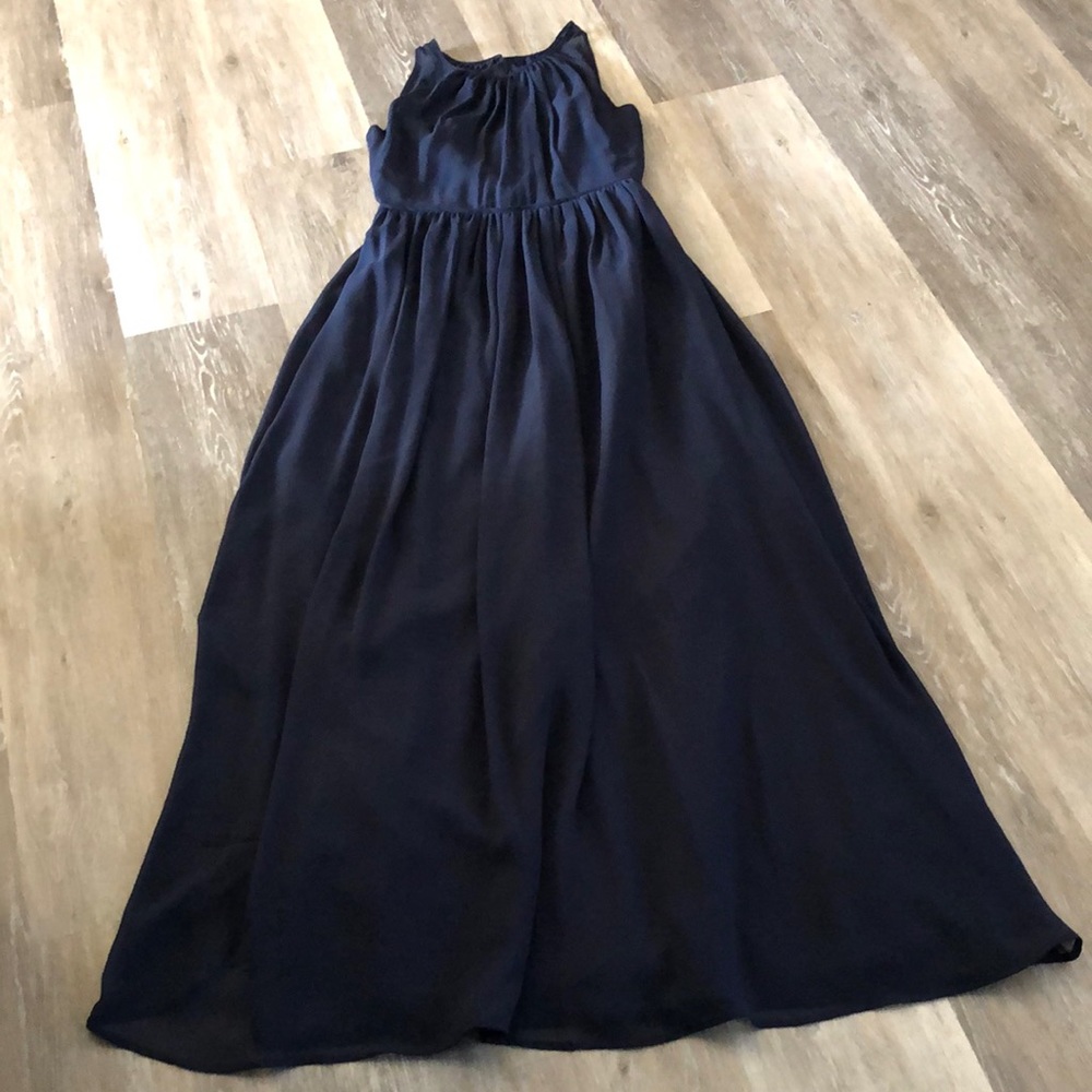 D’Zage Bridesmaid Navy Blue Gown
